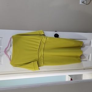 Lime green dress
